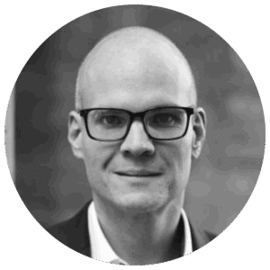Man in suit with glasses